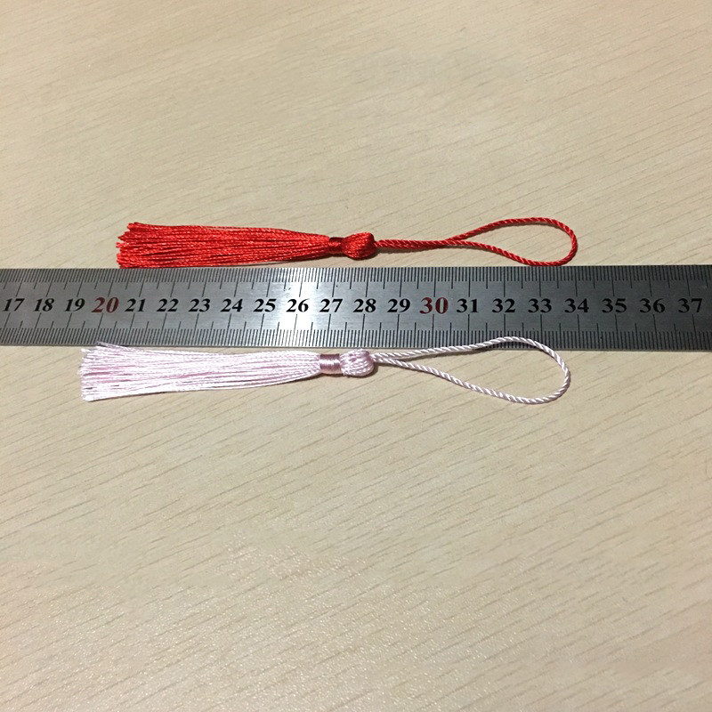 50PCS/Pakiranje 8cm Viseće uže u boji Poliesterske rese Šivanje resa Bang rese Obrub ključeva Rese za DIY Uljepšavanje zavjesa Pristup