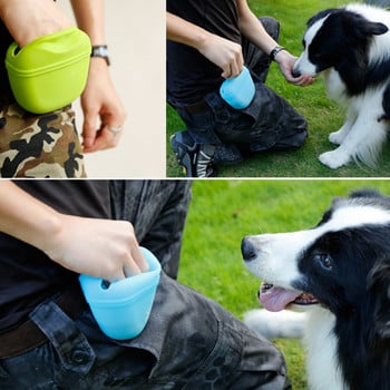 Домашно куче Преносима тренировъчна чанта за кръста Obedience Agility Outdoor Pouch Snack Feed Storage Puppy Аксесоари Стоки за кучета