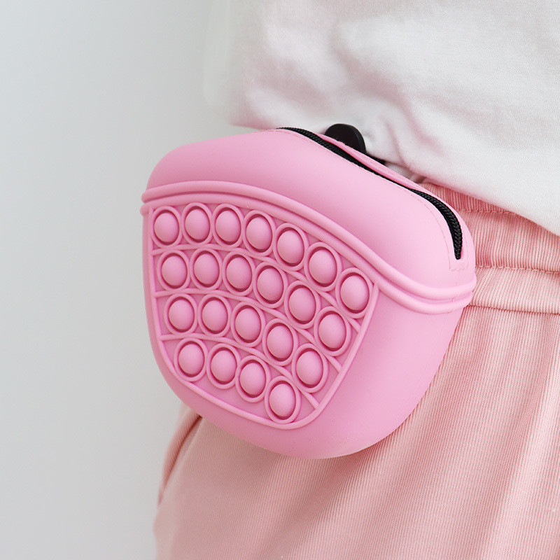 Nešiojamų šunų dresavimo juosmens krepšys skanėstų užkandžiams šunims minkštas plaunamas lauko pašarų laikymo maišelis Maisto apdovanojimas silicio dioksido maišeliai