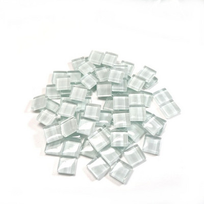 90 τεμ (περίπου 80 γρ./2,82 oz) Τετράγωνα πλακάκια μωσαϊκού από γυαλί DIY Υλικά χειροτεχνίας μωσαϊκού για διασκεδαστικές χειροποίητες πέτρες από μωσαϊκό από γυαλί
