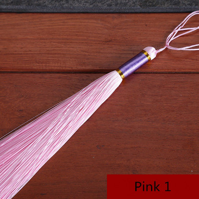 2 DB kínai stílusú, hosszú rojtos szegély Bojtok Ékszerek Ruhák Varrás Dekoratív Kiegészítők Barkácsolás Akasztógyűrű Medál Selyem Bojt