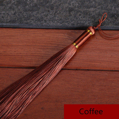 2 DB kínai stílusú, hosszú rojtos szegély Bojtok Ékszerek Ruhák Varrás Dekoratív Kiegészítők Barkácsolás Akasztógyűrű Medál Selyem Bojt