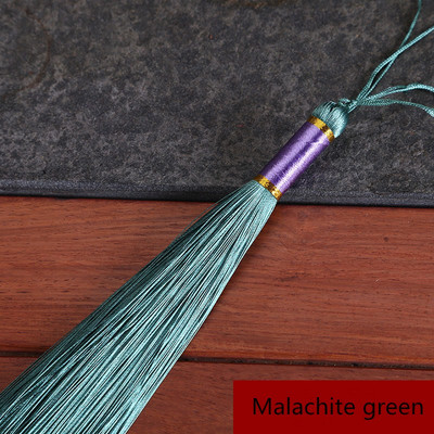 2 DB kínai stílusú, hosszú rojtos szegély Bojtok Ékszerek Ruhák Varrás Dekoratív Kiegészítők Barkácsolás Akasztógyűrű Medál Selyem Bojt