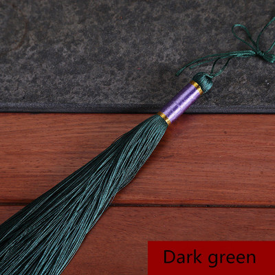 2 DB kínai stílusú, hosszú rojtos szegély Bojtok Ékszerek Ruhák Varrás Dekoratív Kiegészítők Barkácsolás Akasztógyűrű Medál Selyem Bojt