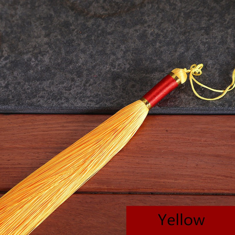 2 DB kínai stílusú, hosszú rojtos szegély Bojtok Ékszerek Ruhák Varrás Dekoratív Kiegészítők Barkácsolás Akasztógyűrű Medál Selyem Bojt