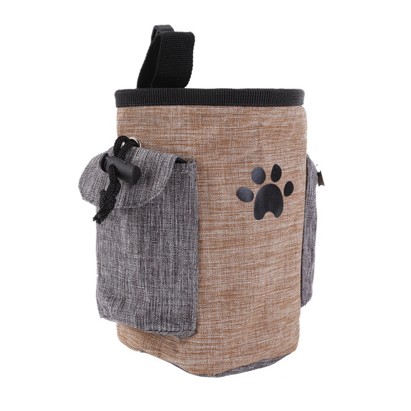 Dog Treat Pouch Šunų dresavimo maišelis su juosmeniu, peties dirželiu Pašalinimų maišelio dozatorius skanėstų lavinimo krepšys naminių gyvūnėlių žaislų skanėstams