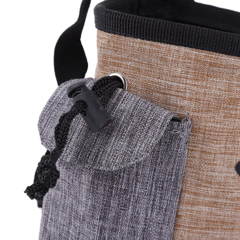 Dog Treat Pouch Šunų dresavimo maišelis su juosmeniu, peties dirželiu Pašalinimų maišelio dozatorius skanėstų lavinimo krepšys naminių gyvūnėlių žaislų skanėstams