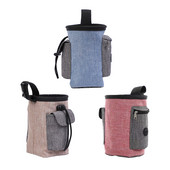 Dog Treat Pouch Šunų dresavimo maišelis su juosmeniu, peties dirželiu Pašalinimų maišelio dozatorius skanėstų lavinimo krepšys naminių gyvūnėlių žaislų skanėstams