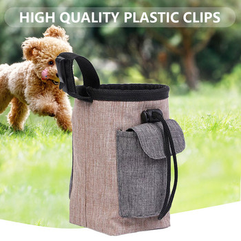 Dog Treat Pouch Τσάντα θήκης εκπαίδευσης για σκύλους με λουράκι μέσης ώμου Poop bag Dispenser Treat Training bag for Treats Παιχνίδια για κατοικίδια