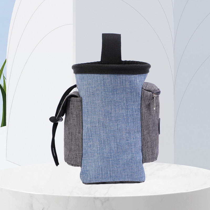 Dog Treat Pouch Šunų dresavimo maišelis su juosmeniu, peties dirželiu Pašalinimų maišelio dozatorius skanėstų lavinimo krepšys naminių gyvūnėlių žaislų skanėstams