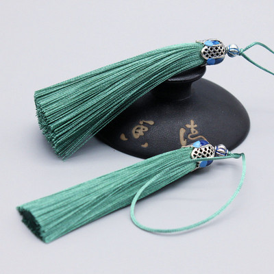 2gab/iepakojumā vertikāli ledus zīda bārkstīm pušķis Taiga gamma kroņa sakausējums piekarināms ausu kulons DIY Rotaslietas Apģērbs Amatniecība Aksesuāri