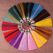 2gab 10cm Pušķi Dekoratīvie Zīda Bārkstis Garniture Izstrādājumi Pušķis Zīda pušķis Šūšanas Audumu Aksesuāri Bārkstis Apdare somas Dekorēšanai