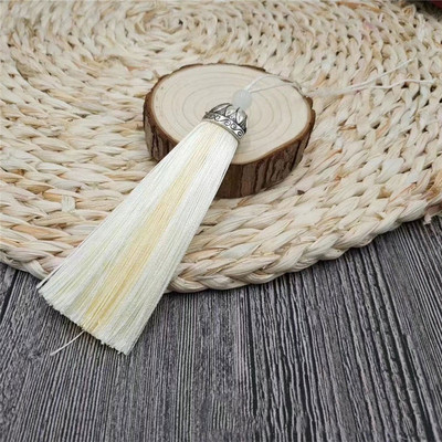 2gab 10cm Pušķi Dekoratīvie Zīda Bārkstis Garniture Izstrādājumi Pušķis Zīda pušķis Šūšanas Audumu Aksesuāri Bārkstis Apdare somas Dekorēšanai