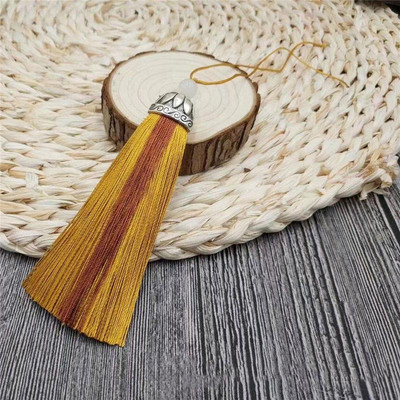 2gab 10cm Pušķi Dekoratīvie Zīda Bārkstis Garniture Izstrādājumi Pušķis Zīda pušķis Šūšanas Audumu Aksesuāri Bārkstis Apdare somas Dekorēšanai