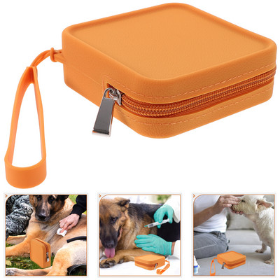 Krepšys šunims Priemonės, skirtos treniruotėms, silikoninis laikiklis, skanėstai šunims, krepšiai, įrankiai