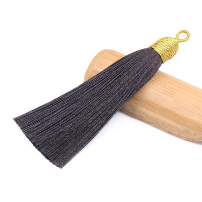 3Pcs 85mm poliester rese nakit prsten ukrasni lepeza privjesak ledena svila dodaci viseće uho DIY proizvodni materijal kićanka