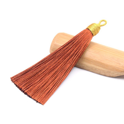 3Pcs 85mm poliester rese nakit prsten ukrasni lepeza privjesak ledena svila dodaci viseće uho DIY proizvodni materijal kićanka