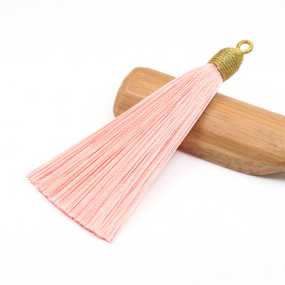 3Pcs 85mm poliester rese nakit prsten ukrasni lepeza privjesak ledena svila dodaci viseće uho DIY proizvodni materijal kićanka