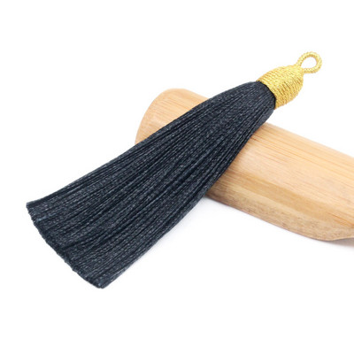 3Pcs 85mm poliester rese nakit prsten ukrasni lepeza privjesak ledena svila dodaci viseće uho DIY proizvodni materijal kićanka