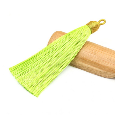 3Pcs 85mm poliester rese nakit prsten ukrasni lepeza privjesak ledena svila dodaci viseće uho DIY proizvodni materijal kićanka