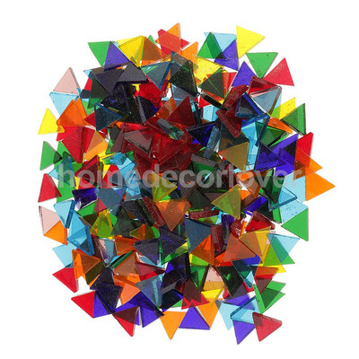 Dažādas krāsas Caurspīdīgi stikla gabali Mozaīkas veidošanas flīzes Teseris mīklu mākslai DIY Amatniecības piederumi