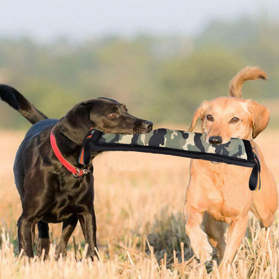 Μπαστούνι για δάγκωμα σκύλου με 2 λαβές σχοινιού Αντιολισθητικό τρόχισμα δοντιών Διαδραστικό παιχνίδι παιχνίδι Εκπαίδευση κατοικίδιων σκύλων Μανίκι γιούτας Παιχνίδι για κατοικίδια