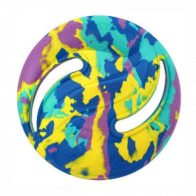 3 skirtingų spalvų lankstūs EVA plokštės skraidantys diskai gali pasirinkti minkštą lauko sukimosi kūrybinį diską gaudyti sulankstomą bumerangą