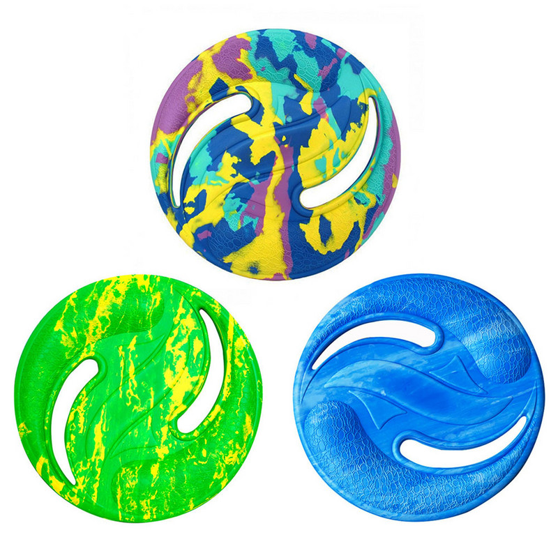 3 skirtingų spalvų lankstūs EVA plokštės skraidantys diskai gali pasirinkti minkštą lauko sukimosi kūrybinį diską gaudyti sulankstomą bumerangą