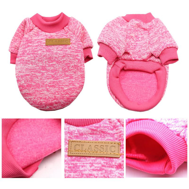 Šilti žieminiai naminių šunų drabužiai mažiems šunims šuniukų paltai Striukė šunų megztiniai Megztiniai Jorkai Čihuahua Shih Tzu Mopsų komplektai Xs-Xxl