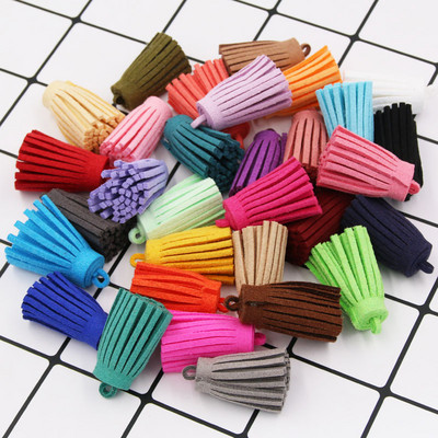 Livrare gratuită franjuri 10 buc ciucuri de cheie din piele artificială pentru husă pentru telefon mobil/breloc/pandavant/accesorii decorative bricolaj