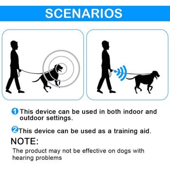 3 σε 1 Σφυρίχτρα απωθητικού σκύλου κατοικίδιων με υπερήχους Συσκευή κατά του γαβγίσματος που διακόπτει το γάβγισμα με φως φλας Εκπαίδευση απωθητικού για κατοικίδια σε εξωτερικούς χώρους