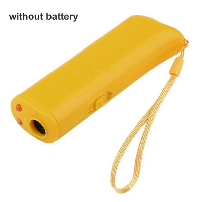 Kutyariasztó eszközök Nagy teljesítményű kutyaugatásgátló kézi kutyakiképző 3 az 1-ben ugatásszabályozó eszköz LED-es zseblámpával