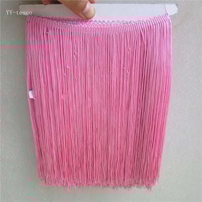 1 pagalms/lots 25cm gari poliestera mežģīņu pušķis bārkstis balti mežģīņu apdares lente šuj latīņu kleitas skatuves apģērba aizkari DIY aksesuāri