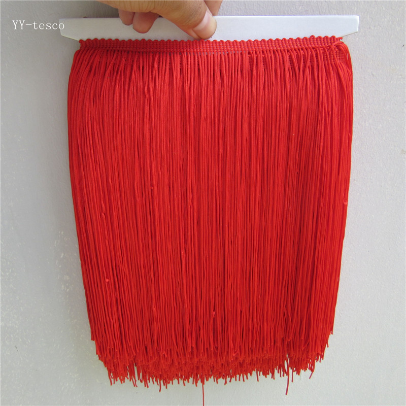 1 pagalms/lots 25cm gari poliestera mežģīņu pušķis bārkstis balti mežģīņu apdares lente šuj latīņu kleitas skatuves apģērba aizkari DIY aksesuāri