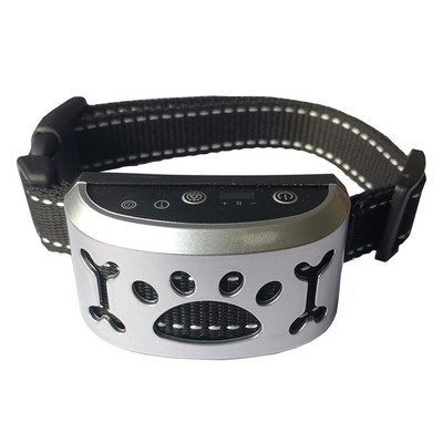 K5DC riešanas kakla siksna Dog pretrešanas ierīces apmācības ierīce 7 regulējami jutības līmeņi riešanas kontrole apturēt riešanu humāna apmācība