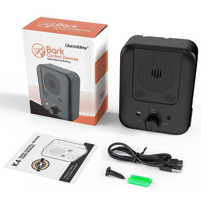 Barkpup pretriešanas atbaidīšanas ierīce suņu uzvedības apmācībai, uzlādējams rīks 10 m vadības diapazona gaismas diode norāda lietošanai iekštelpās/ārā