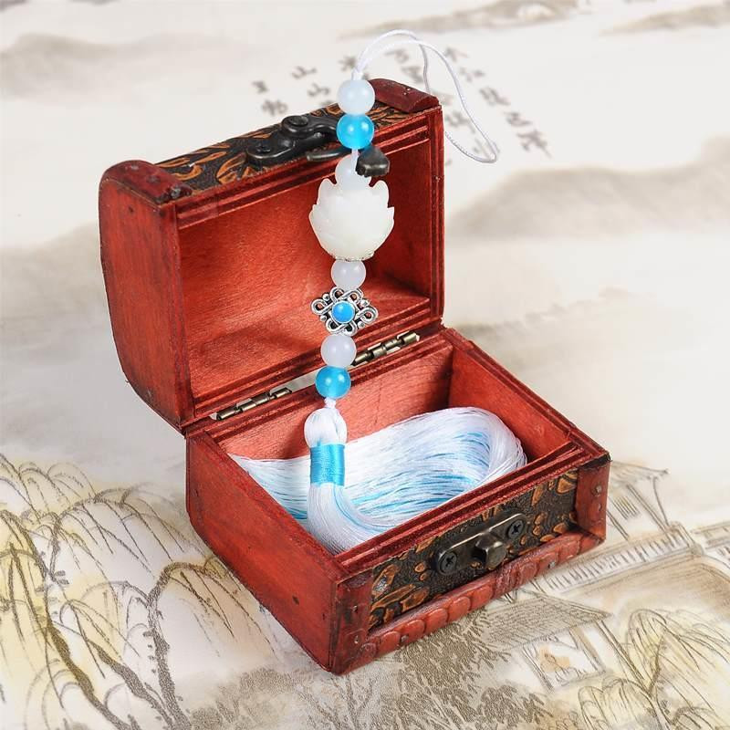 Jiang Cheng Bojt Rojtos Nyúl Kulcs Bojt Lan Wangji Ékszer Hanfu Medál Kulcstartó Kínai Kiegészítők MO DAO ZU SHI