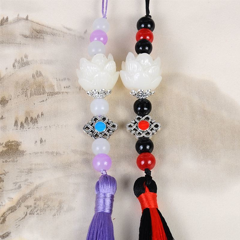 Jiang Cheng Bojt Rojtos Nyúl Kulcs Bojt Lan Wangji Ékszer Hanfu Medál Kulcstartó Kínai Kiegészítők MO DAO ZU SHI