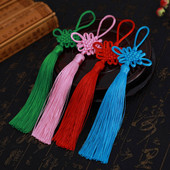 2Gb Pušķis Ķīniešu mezgli Pušķis Roku darbs Zīdaini Floss Amatniecības pušķis ar cilpu DIY Amatniecības nodošanas dekoru aksesuāri