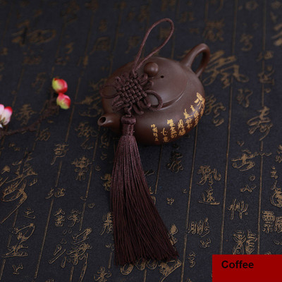 2Gb Pušķis Ķīniešu mezgli Pušķis Roku darbs Zīdaini Floss Amatniecības pušķis ar cilpu DIY Amatniecības nodošanas dekoru aksesuāri