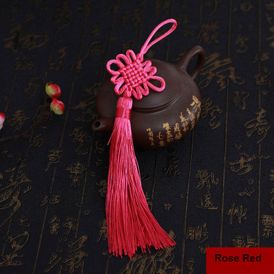 2Gb Pušķis Ķīniešu mezgli Pušķis Roku darbs Zīdaini Floss Amatniecības pušķis ar cilpu DIY Amatniecības nodošanas dekoru aksesuāri