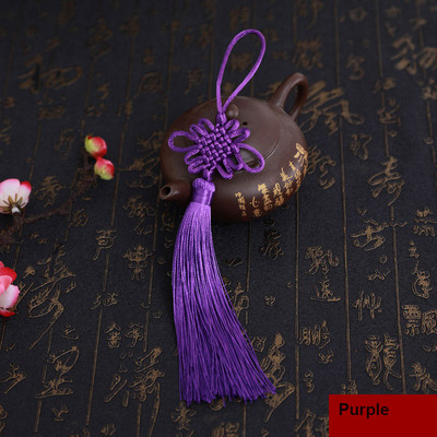 2Gb Pušķis Ķīniešu mezgli Pušķis Roku darbs Zīdaini Floss Amatniecības pušķis ar cilpu DIY Amatniecības nodošanas dekoru aksesuāri