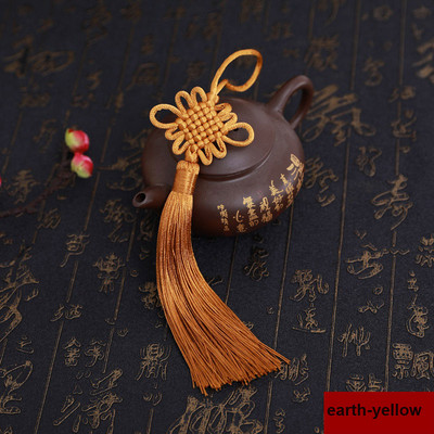 2Gb Pušķis Ķīniešu mezgli Pušķis Roku darbs Zīdaini Floss Amatniecības pušķis ar cilpu DIY Amatniecības nodošanas dekoru aksesuāri