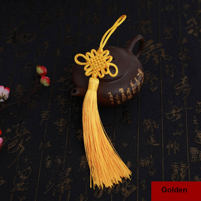 2Gb Pušķis Ķīniešu mezgli Pušķis Roku darbs Zīdaini Floss Amatniecības pušķis ar cilpu DIY Amatniecības nodošanas dekoru aksesuāri