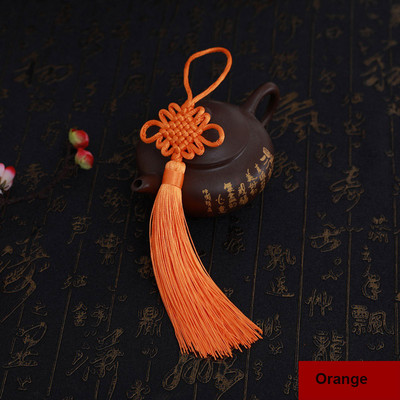 2Gb Pušķis Ķīniešu mezgli Pušķis Roku darbs Zīdaini Floss Amatniecības pušķis ar cilpu DIY Amatniecības nodošanas dekoru aksesuāri