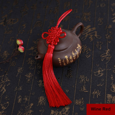 2Gb Pušķis Ķīniešu mezgli Pušķis Roku darbs Zīdaini Floss Amatniecības pušķis ar cilpu DIY Amatniecības nodošanas dekoru aksesuāri