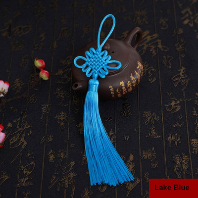 2Gb Pušķis Ķīniešu mezgli Pušķis Roku darbs Zīdaini Floss Amatniecības pušķis ar cilpu DIY Amatniecības nodošanas dekoru aksesuāri