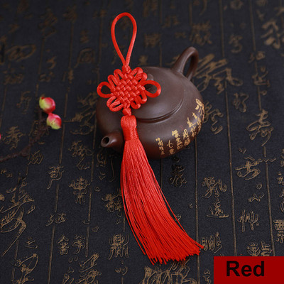 2Gb Pušķis Ķīniešu mezgli Pušķis Roku darbs Zīdaini Floss Amatniecības pušķis ar cilpu DIY Amatniecības nodošanas dekoru aksesuāri