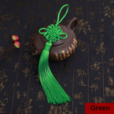 2Gb Pušķis Ķīniešu mezgli Pušķis Roku darbs Zīdaini Floss Amatniecības pušķis ar cilpu DIY Amatniecības nodošanas dekoru aksesuāri