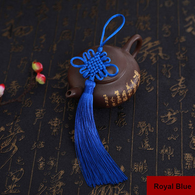 2Gb Pušķis Ķīniešu mezgli Pušķis Roku darbs Zīdaini Floss Amatniecības pušķis ar cilpu DIY Amatniecības nodošanas dekoru aksesuāri